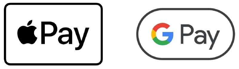 Now Accepting Apple Pay & Google Pay! Now Accepting Apple Pay & Google Pay!