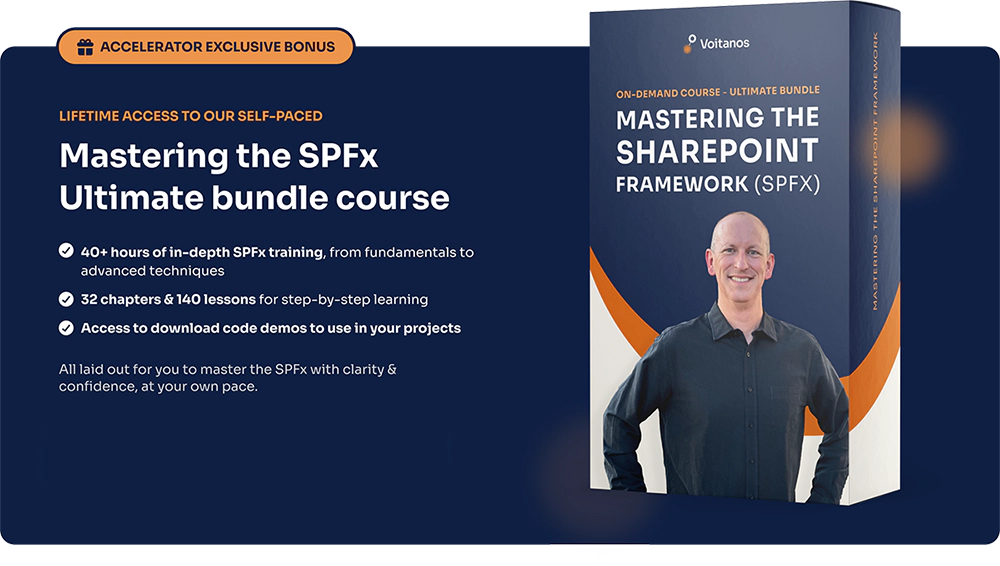 Mastering the SharePoint Framework Ultimate bundle included!