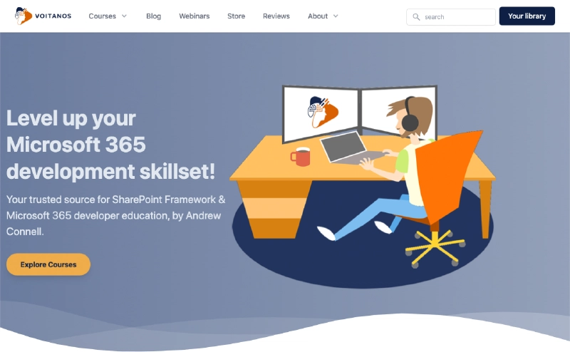 New Voitanos website homepage New Voitanos website homepage