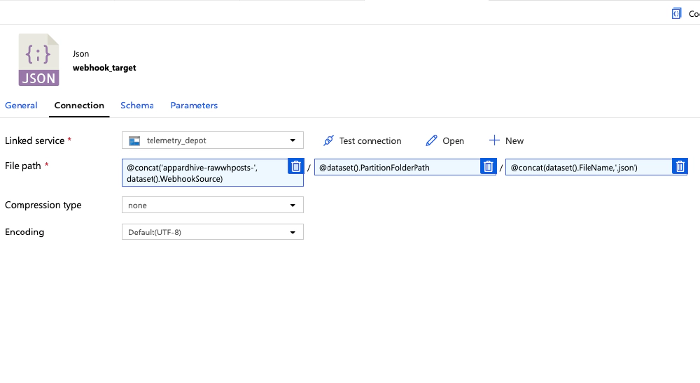 Copying files with the CopyData activity