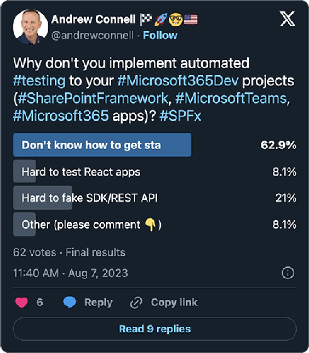 Twitter survey results