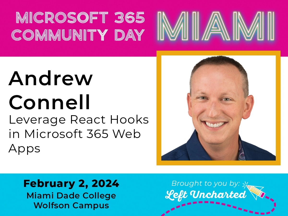 Join Me - Microsoft 365 Community Day - Miami FEB 6, 2026 Join Me - Microsoft 365 Community Day - Miami FEB 6, 2026