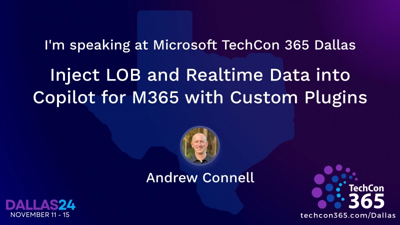 Breakout session: Inject LOB and Realtime Data into Copilot for Microsoft 365 with Custom Plugins Breakout session: Inject LOB and Realtime Data into Copilot for Microsoft 365 with Custom Plugins