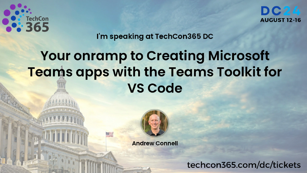 Breakout session: Your onramp to Creating Microsoft Teams apps with the Teams Toolkit for VS Code