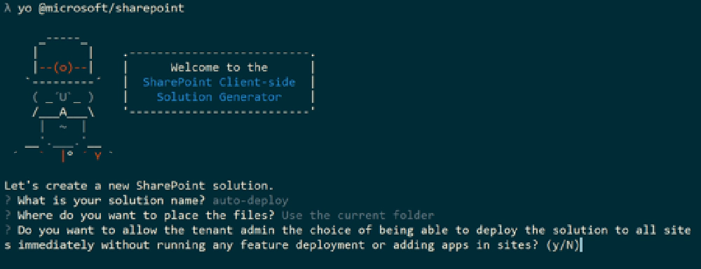 SharePoint Yeoman Generator