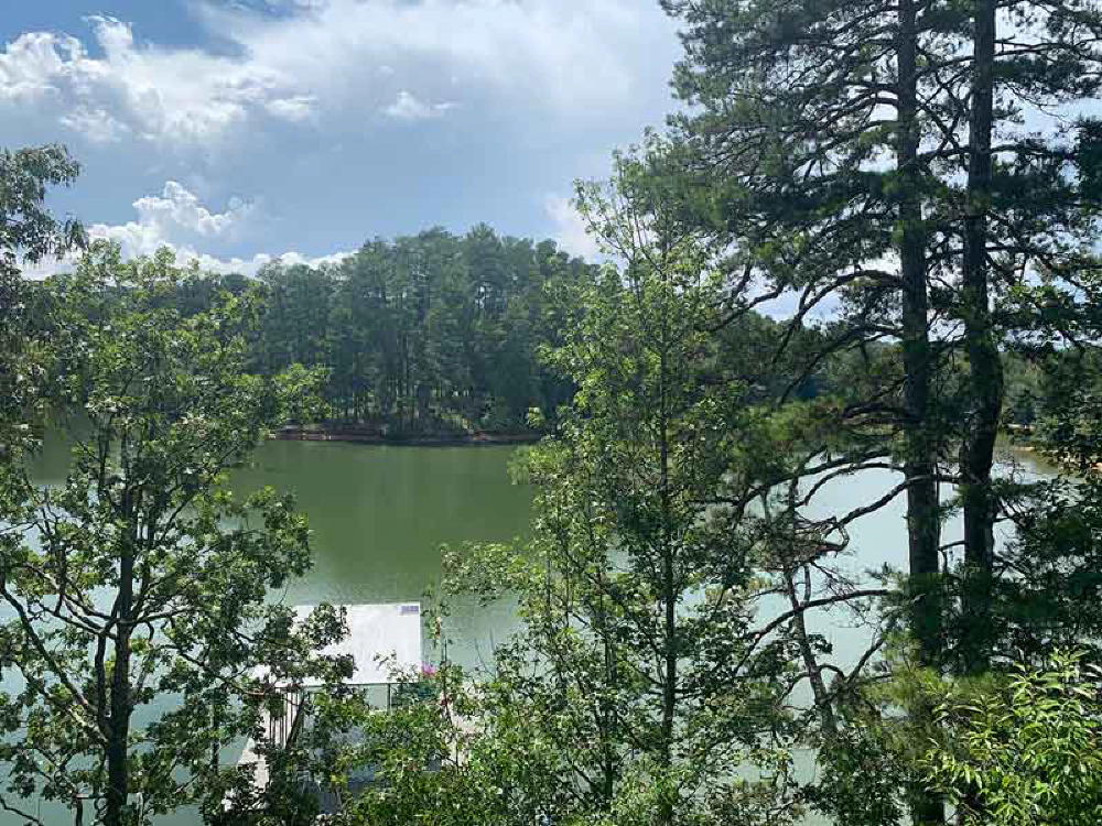 Vacationing at a lake in northern Georgia