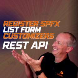 New course lessons on SharePoint Framework (SPFx) form customizers