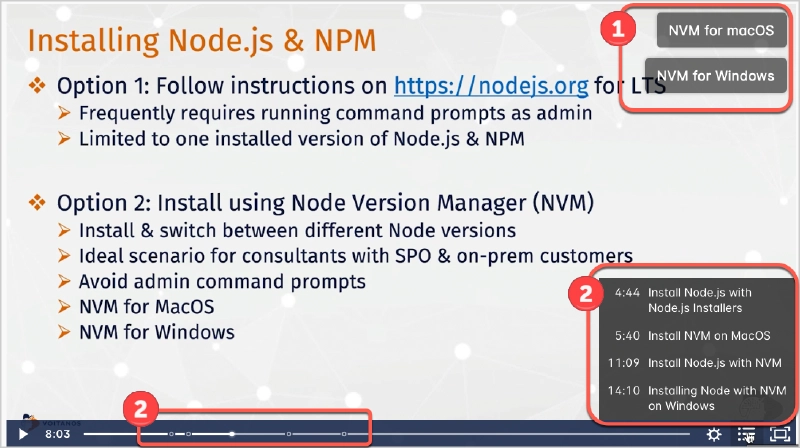 Actionable & clickable resource links Actionable & clickable resource links