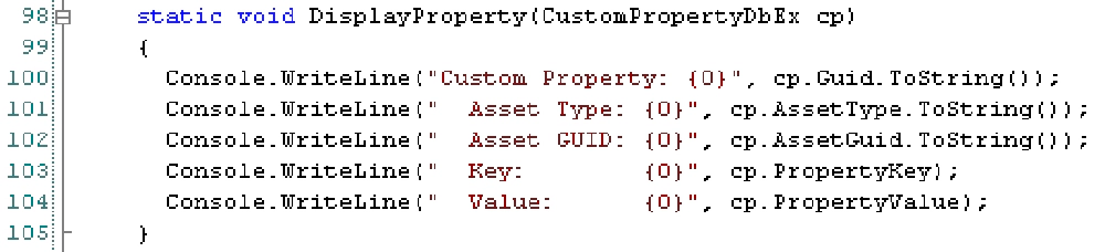 CustomPropertyDbEx