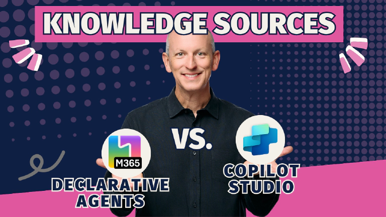 Microsoft 365 Copilot Declarative agents vs Copilot Studio: Knowledge sources compared Microsoft 365 Copilot Declarative agents vs Copilot Studio: Knowledge sources compared
