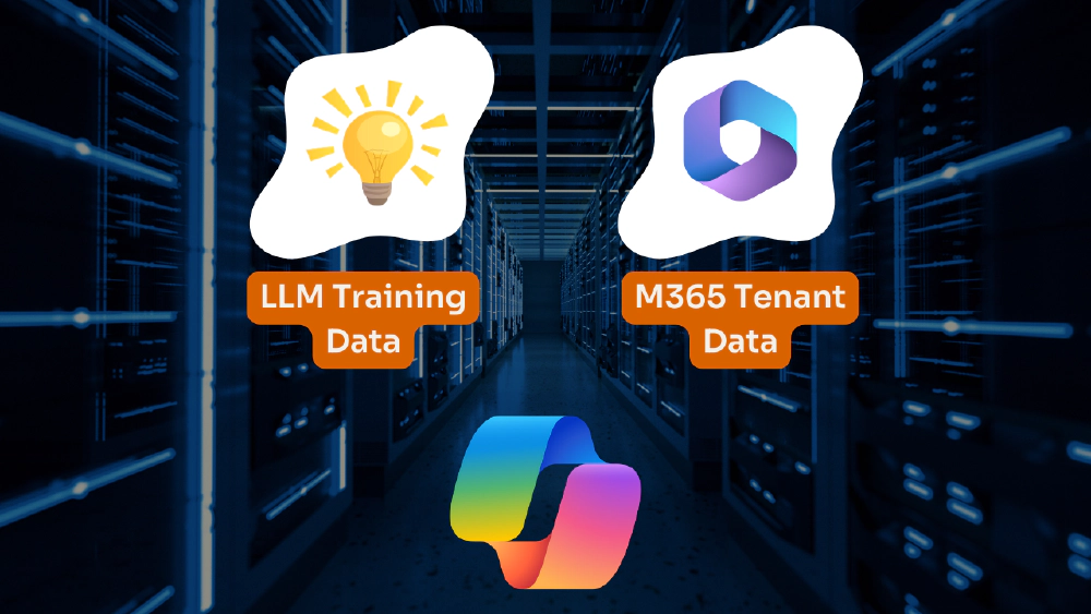 Knowledge sources - LLM training + Microsoft 365 Tenant