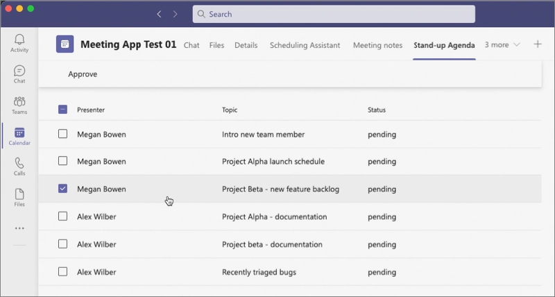 Custom pre-meeting experience Custom pre-meeting experience