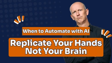 Replicate Your Hands, Not Your Brain: When to Automate with AI Replicate Your Hands, Not Your Brain: When to Automate with AI