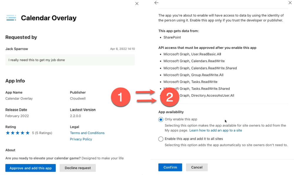 App request approval process - part 1