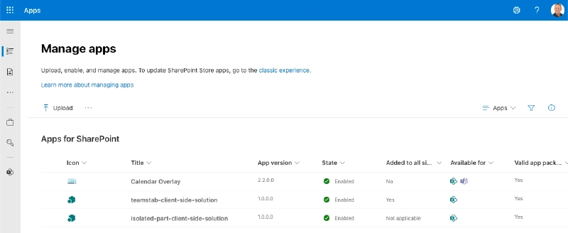 New App Catalog modern experience New App Catalog modern experience
