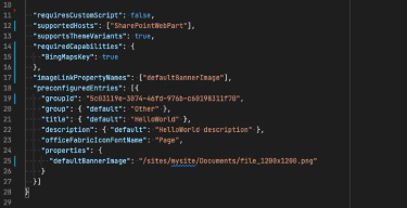 SPFx Basics: four (4) lesser-known web part manifest properties