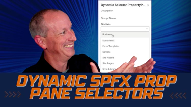 How to Dynamically Set SPFx Property Pane Dropdowns