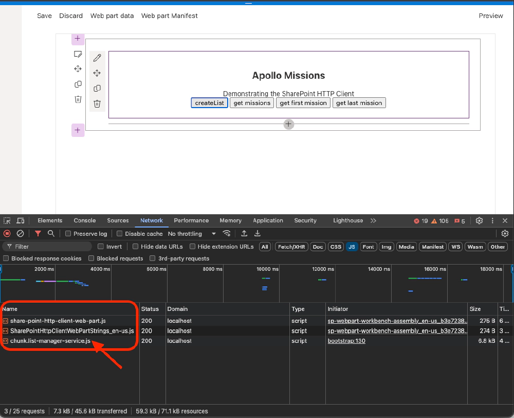 Dynamically loading the chunk file when the button is clicked