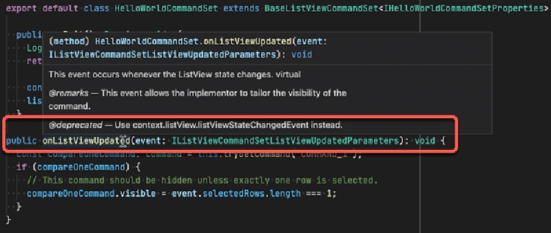 I don't understand... why add code in a new template that's clearly marked as deprecated? Why not add the correct code using the ListViewAccessor? I don't understand... why add code in a new template that's clearly marked as deprecated? Why not add the correct code using the ListViewAccessor?