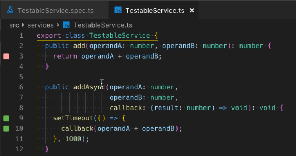 Wallaby.js showing a failing test