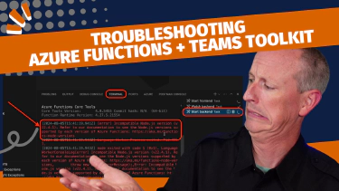 Troubleshoot TTK issues with Node, Azure Functions, & macOS