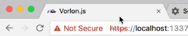 Chrome & Insecure Certificate Chrome & Insecure Certificate