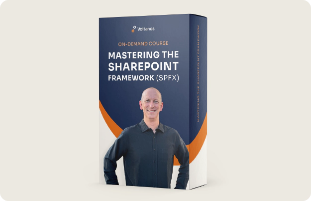 Explore the Mastering the SharePoint Framework course