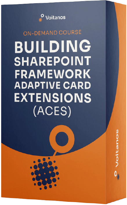 Building Adaptive Card Extensions with the SharePoint Framework