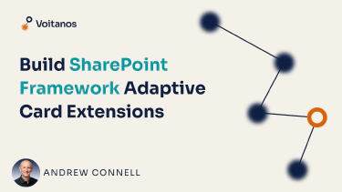 Building SharePoint Framework Adaptive Card Extensions