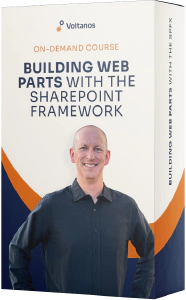 Explore our 'Building Web Parts with the SharePoint Framework' course