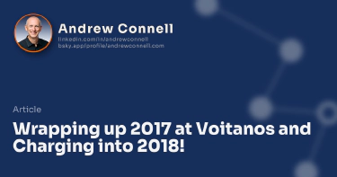 Wrapping up 2017 at Voitanos and Charging into 2018!