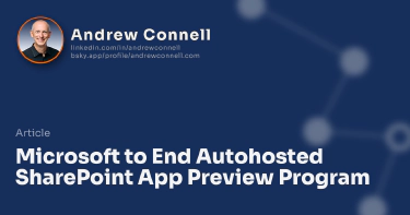 Microsoft to End Autohosted SharePoint App Preview Program