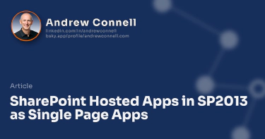 SharePoint Hosted Apps in SP2013 as Single Page Apps