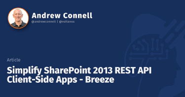 Simplify SharePoint 2013 REST API Client-Side Apps - Breeze