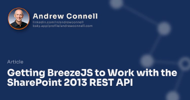 Getting BreezeJS to Work with the SharePoint 2013 REST API