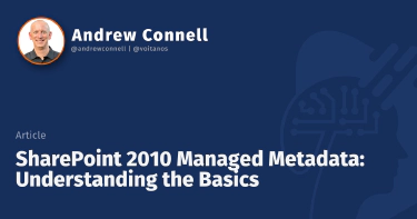 SharePoint 2010 Managed Metadata: Understanding the Basics