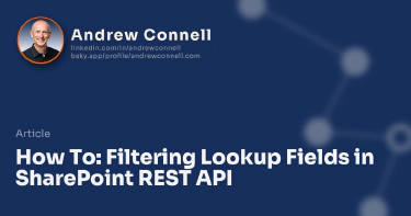 How To: Filtering Lookup Fields in SharePoint REST API