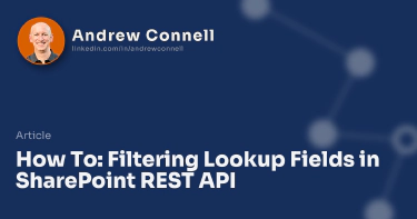 How To: Filtering Lookup Fields in SharePoint REST API