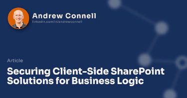 Securing Client-Side SharePoint Solutions for Business Logic