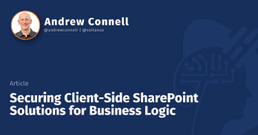 Securing Client-Side SharePoint Solutions for Business Logic