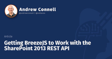 Getting BreezeJS to Work with the SharePoint 2013 REST API