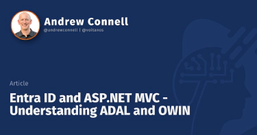 Entra ID and ASP.NET MVC - Understanding ADAL and OWIN