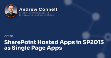 SharePoint Hosted Apps in SP2013 as Single Page Apps