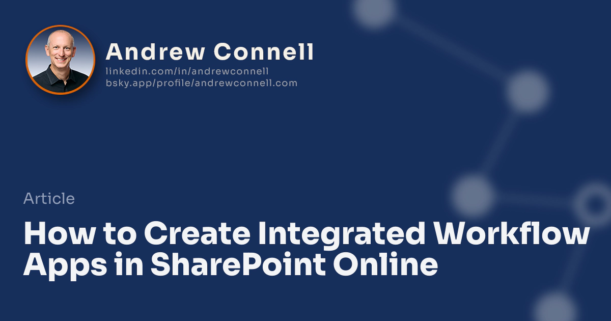 How to Create Integrated Workflow Apps in SharePoint Online