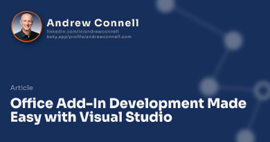 Office Add-In Development Made Easy with Visual Studio