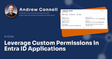 Leverage Custom Permissions in Entra ID Applications