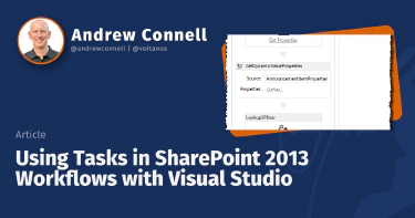 Using Tasks in SharePoint 2013 Workflows with Visual Studio