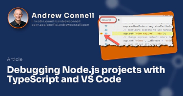 Debugging Node.js projects with TypeScript and VS Code