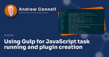 Using Gulp for JavaScript task running and plugin creation
