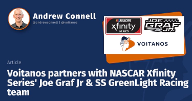 Voitanos partners with NASCAR Xfinity Series' Joe Graf Jr & SS GreenLight Racing team